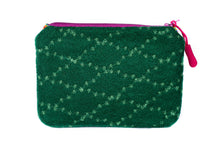 Load image into Gallery viewer, Green Patch Handmade Wallet/Purse