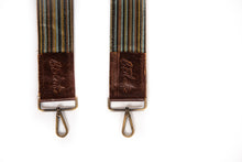 Load image into Gallery viewer, Brown and Blu Striped Adjustable Bag/Purse Strap