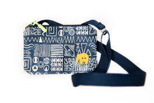 Load image into Gallery viewer, Blue Tribal with Yellow Elephant