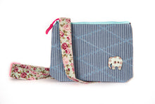 Load image into Gallery viewer, Blue Stripes - Handmade Kids Crossbody