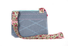 Load image into Gallery viewer, Blue Stripes - Handmade Kids Crossbody