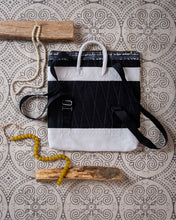 Load image into Gallery viewer, Egypt Rising White Leather Backpack