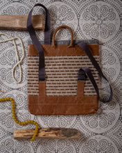 Load image into Gallery viewer, Brown Shapes Backpack