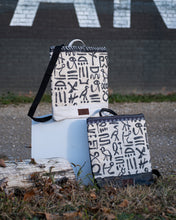 Load image into Gallery viewer, Egypt Rising Black Leather Backpack