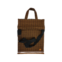 Load image into Gallery viewer, Golden Flower - Handmade Crossbody with a Adjustable Straps & Hand Straps