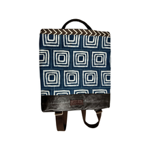 Load image into Gallery viewer, Blue Squared Backpack
