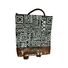 Load image into Gallery viewer, Geo Backpack Leather Straps