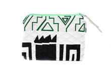 Load image into Gallery viewer, Aztec Green Handmade Wallet/Purse
