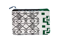 Load image into Gallery viewer, Tribal Maze Green/Black Handmade Wallet/Purse