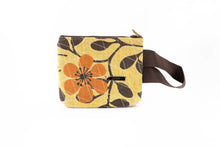 Load image into Gallery viewer, Hand Dyed Flower Yellow/Orange Wristlet
