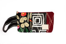 Load image into Gallery viewer, We Make Art Gray Squared Wristlet