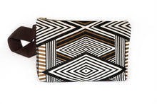Load image into Gallery viewer, Bronzed Tribal Dust Black/Gold Wristlet