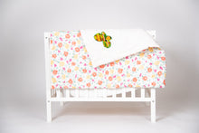 Load image into Gallery viewer, Flowers and African Butterfly - Handmade Baby/Kids Quilt