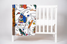 Load image into Gallery viewer, We Make Art - African Print/Boys and Cars - Handmade Baby/Kids Quilt