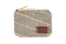 Load image into Gallery viewer, Gold Striped Handmade Wallet/Purse