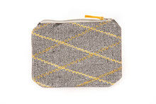 Load image into Gallery viewer, Gold Striped Handmade Wallet/Purse