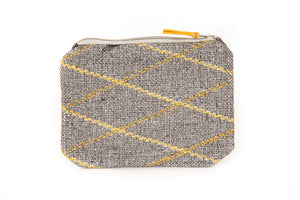 Gold Striped Handmade Wallet/Purse