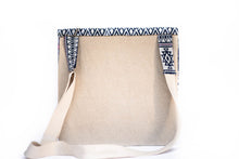 Load image into Gallery viewer, Blue and Pink Print Crossbody Bag