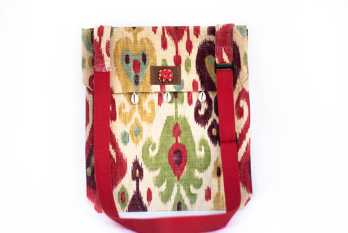Red Jewel Crossbody Bag