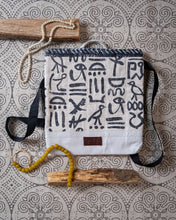 Load image into Gallery viewer, Egypt Rising White Leather Backpack