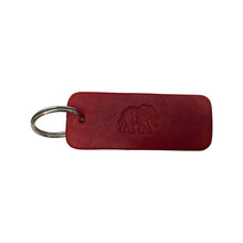 Load image into Gallery viewer, Elephant Logo Leather Key Chain