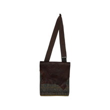 Load image into Gallery viewer, Motherland Collection Dust Meets Dawn - Handmade Crossbody with Leather Flap