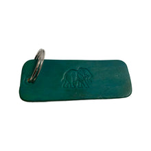 Load image into Gallery viewer, Elephant Logo Leather Key Chain