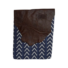 Load image into Gallery viewer, Motherland Collection Blue Mud - Handmade Crossbody with Leather Flap
