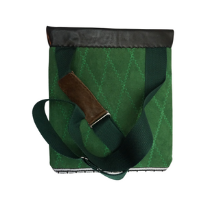Motherland Collection The Grass is Greener - Handmade Crossbody with Leather Flap